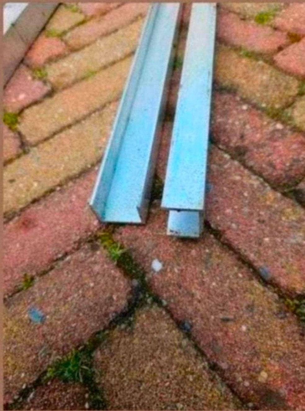 Aluminium profielen - 4 stuks 3 meter, Ophalen, Gebruikt, Aluminium
