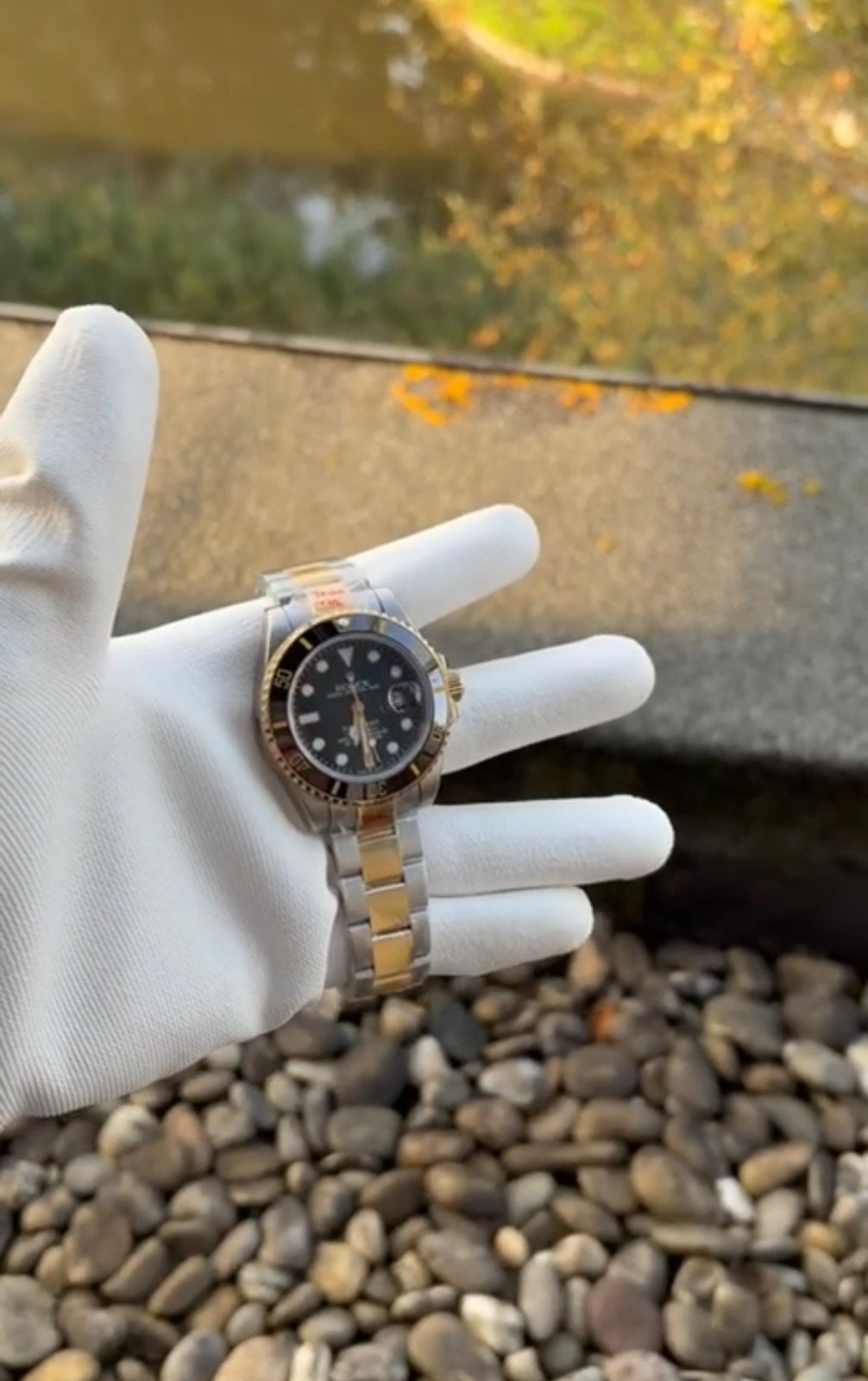 Submariner Two tone, Verzenden, Nieuw, Zwart, Goud