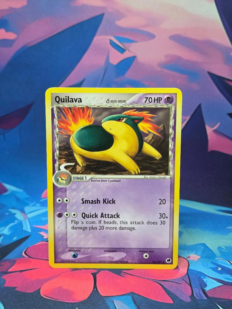Quilava δ Delta Species – 36/101, Ophalen of Verzenden, Zo goed als nieuw