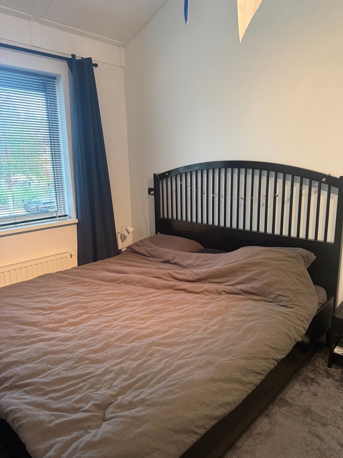 Bed, Huis en Inrichting, Ophalen, Tweepersoons, Zo goed als nieuw, 180 cm