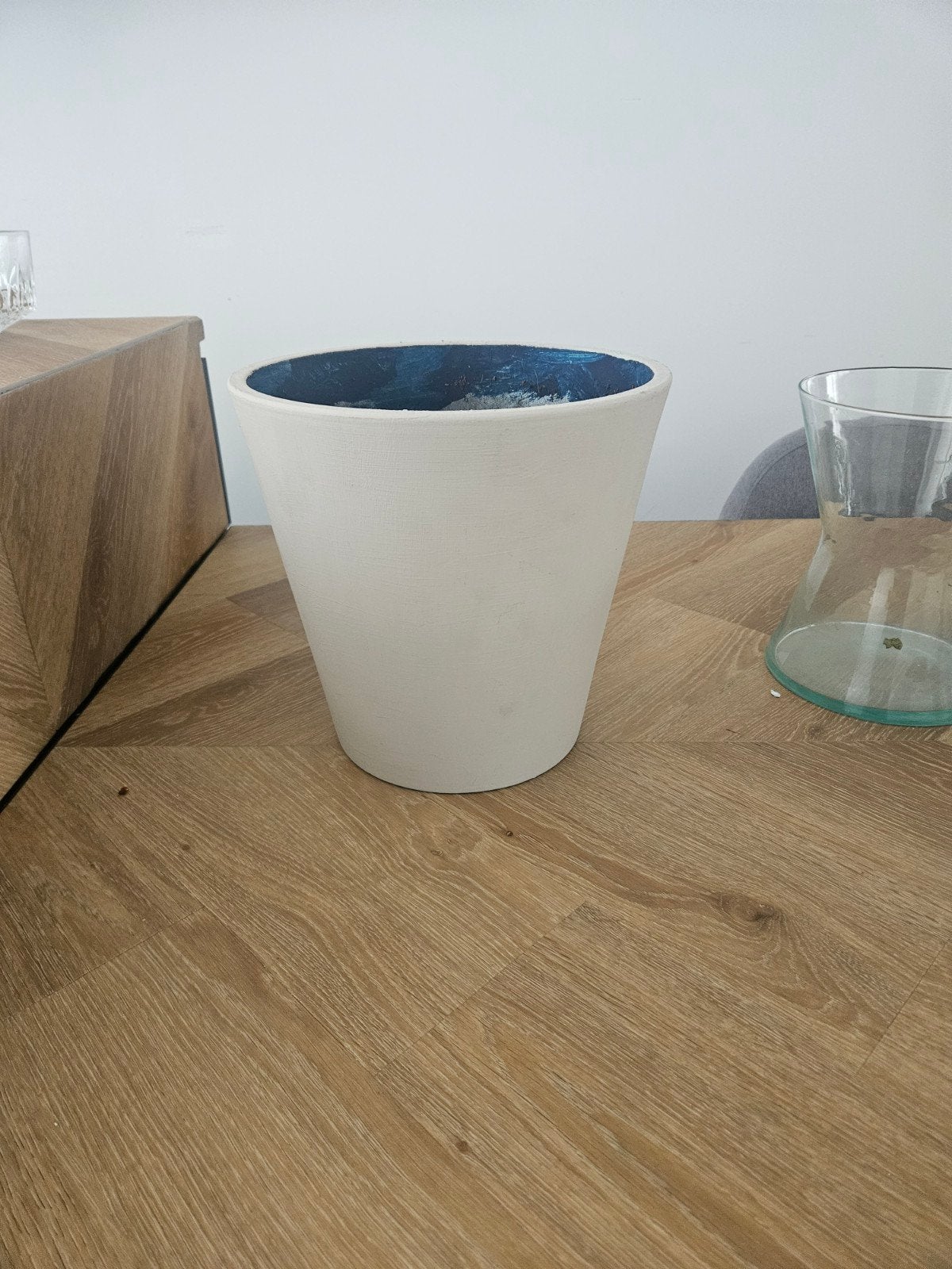 Gratis bloempot, Gebruikt, Rond, Minder dan 40 cm, Aardewerk