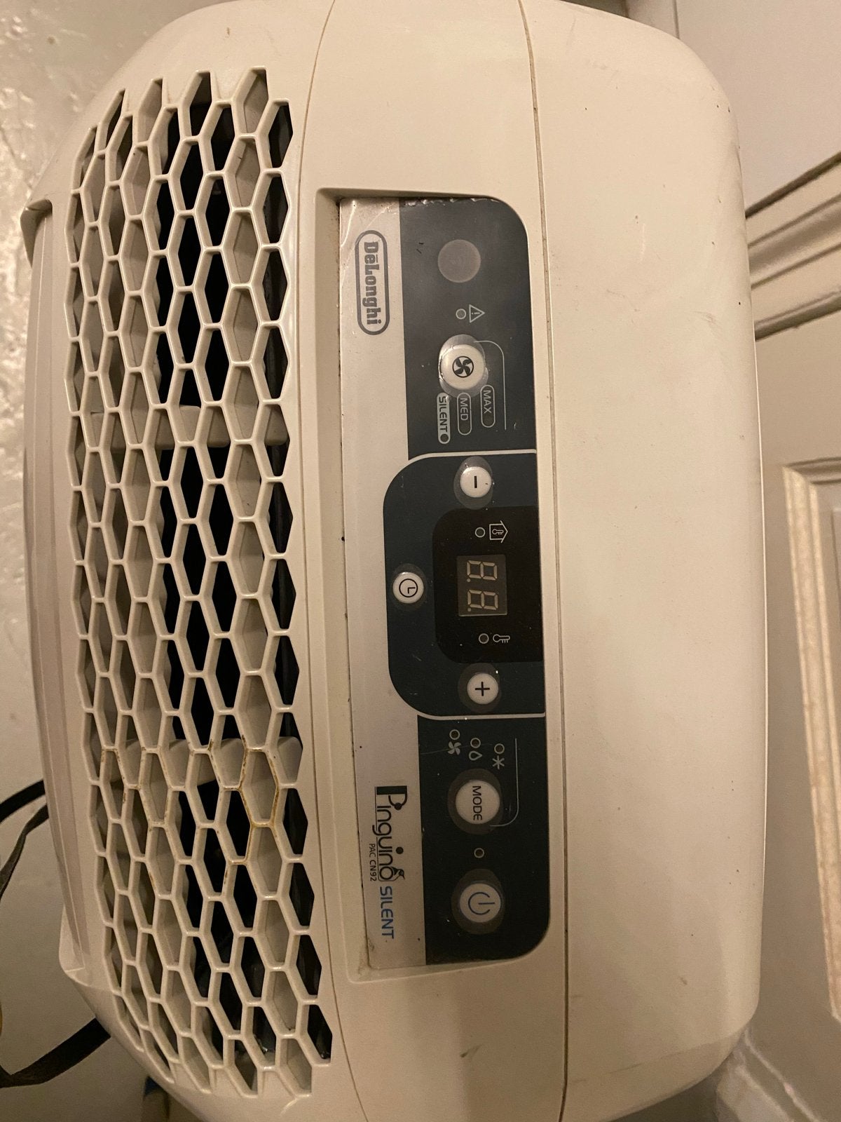 DeLonghi Pinguino PAC CN92 Silent Mobiele Airco 10000 BTU/h, Ophalen, Gebruikt, 3 snelheden of meer, Koelen en Ontvochtigen