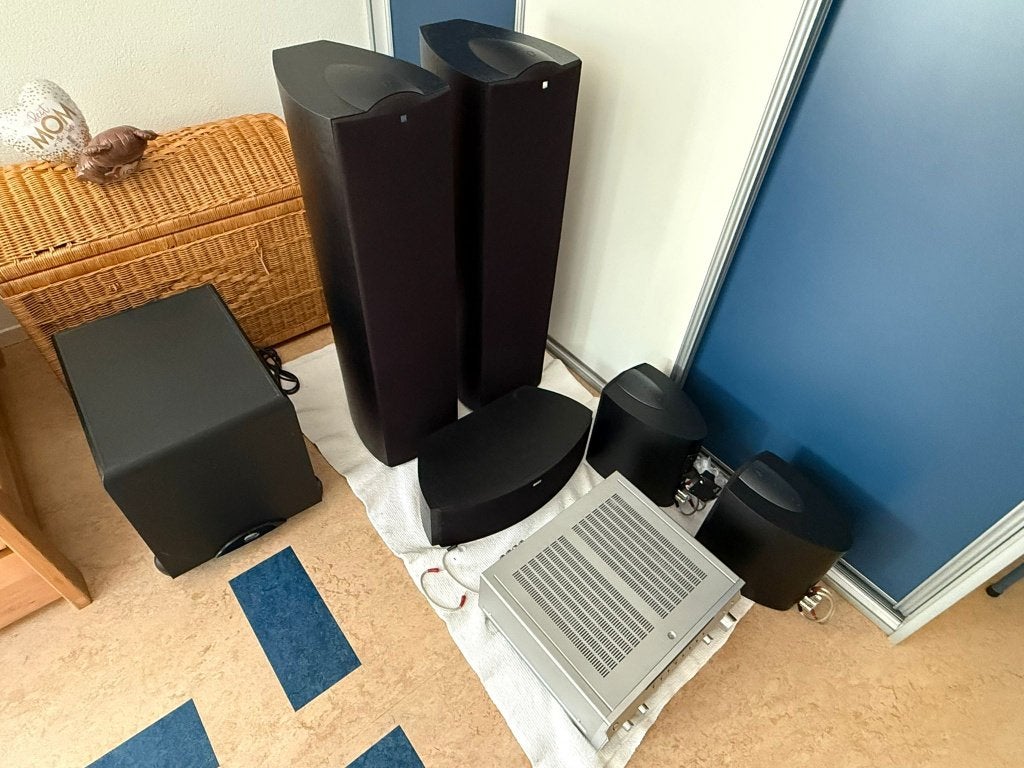 Complete KEF/Klipsch/Sony 5.1 Cinema Set - 5x100W + 650W, Ophalen, Gebruikt, 70 watt of meer, 5.1-systeem