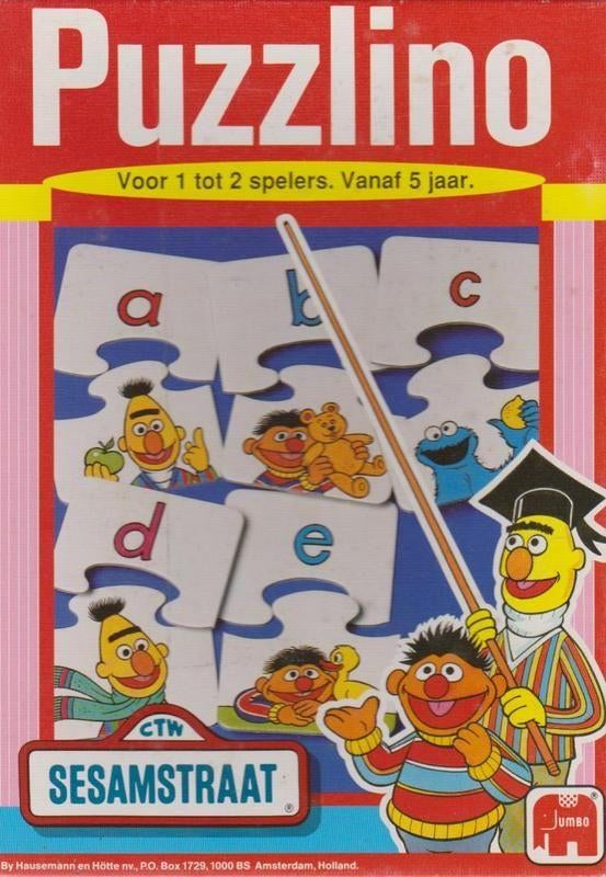 Sesamstraat # Puzzelino, Ophalen of Verzenden, Zo goed als nieuw, Puzzelen