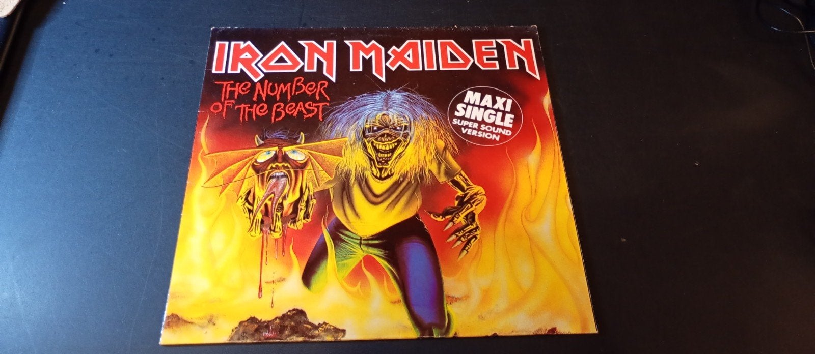 iron maiden maxi single, Ophalen of Verzenden, Gebruikt, 12 inch, Overige typen