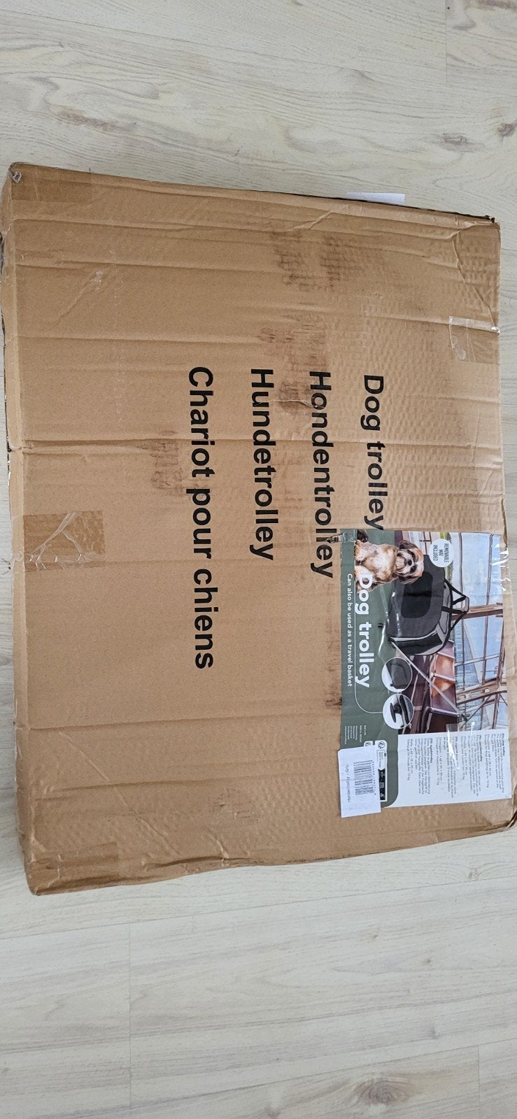 Honden trolley, Ophalen, Nieuw