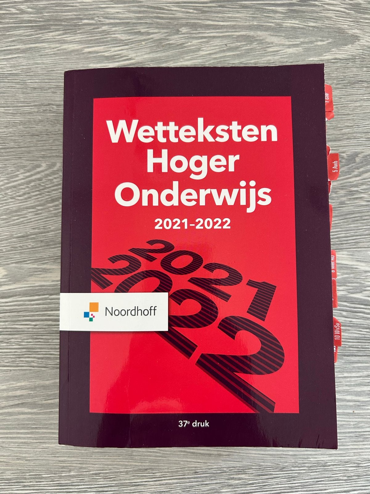 Wetteksten Hoger Onderwijs 2021-2022 - Noordhoff, Ophalen of Verzenden, Gamma, Zo goed als nieuw, HBO