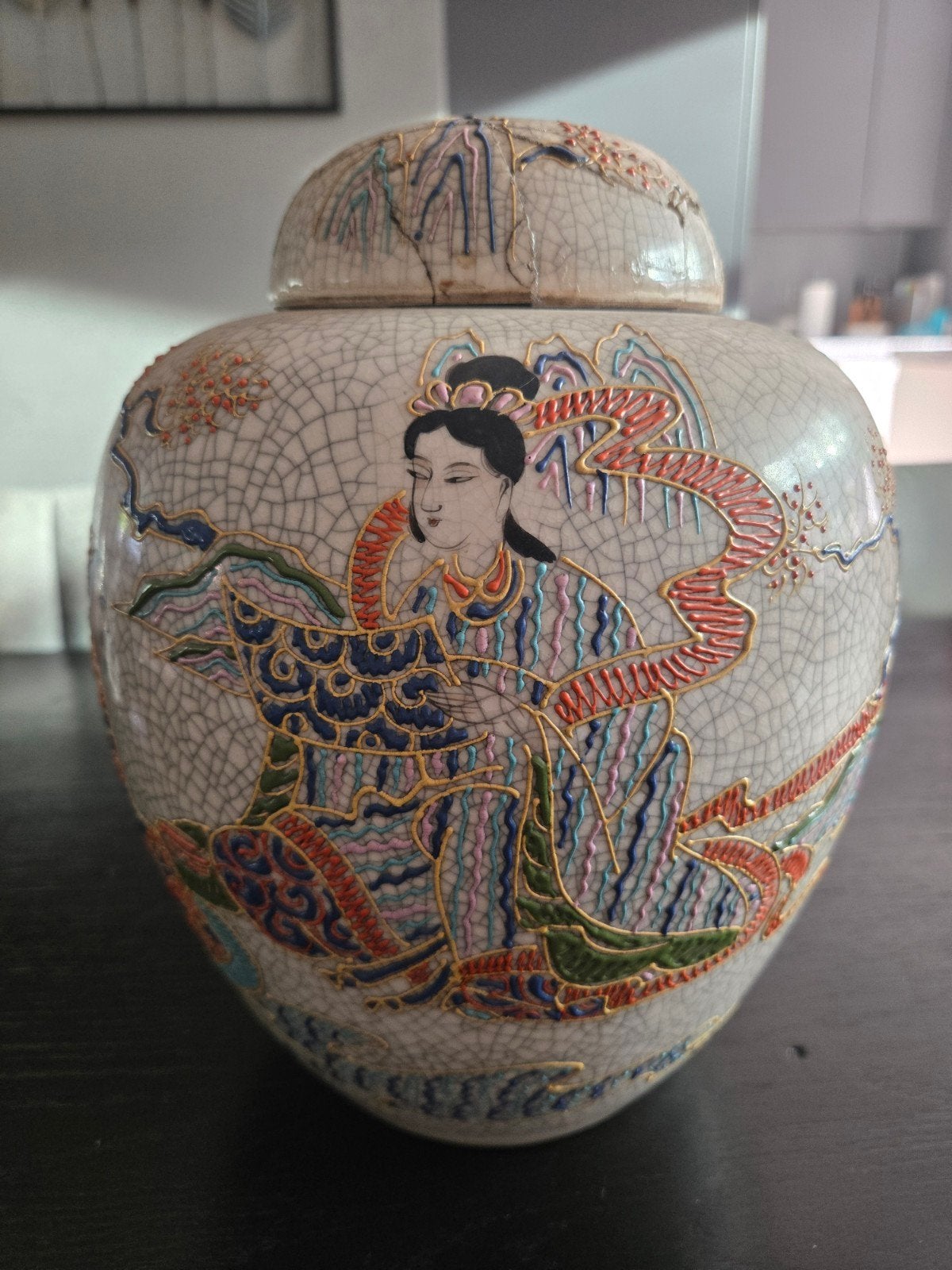 Originele Satsuma vaas, Antiek en Kunst, Ophalen of Verzenden