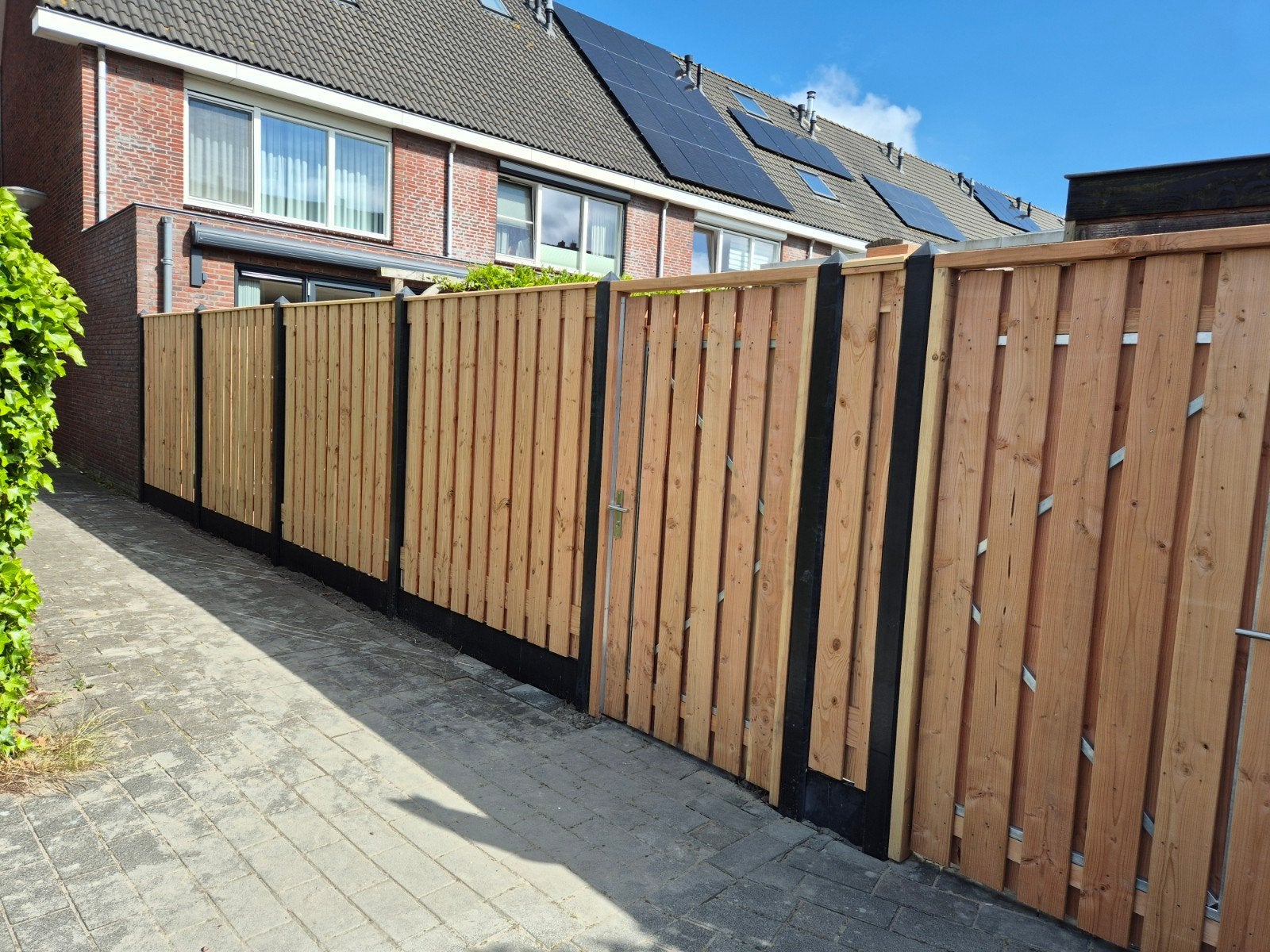 Douglas tuinscherm 21 planks, Ophalen, 1 tot 2 meter, Minder dan 3 meter, Nieuw