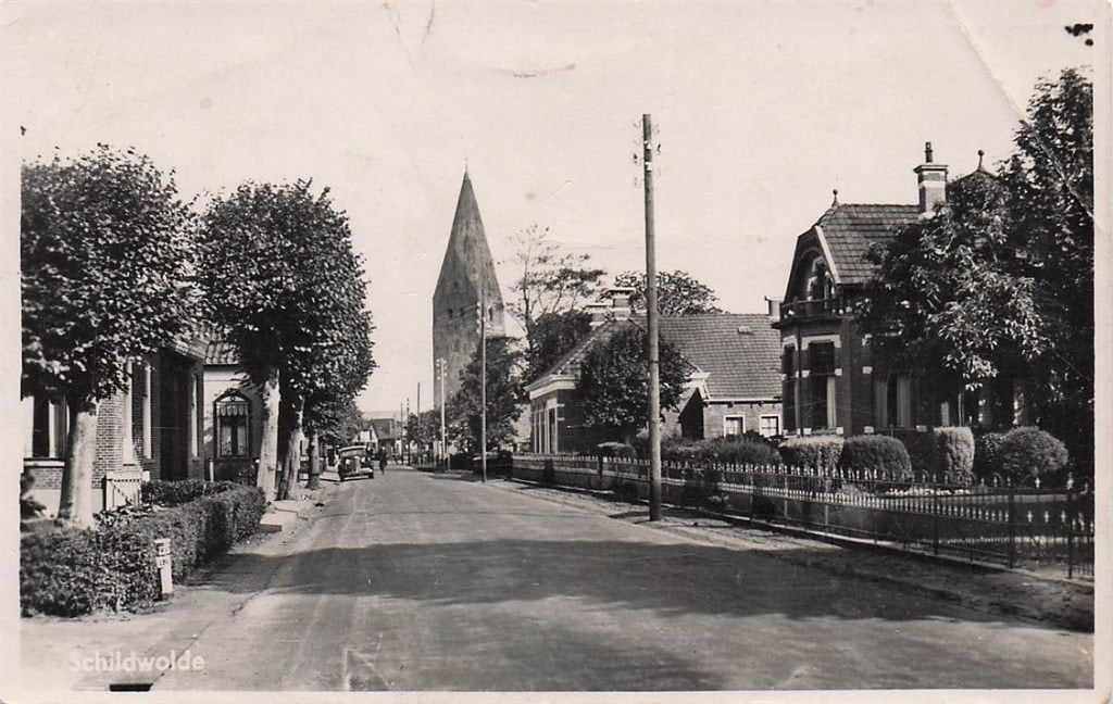 702-376-037 Schildwolde, Verzamelen, Ansichtkaarten | Nederland, Verzenden, Voor 1920, Groningen