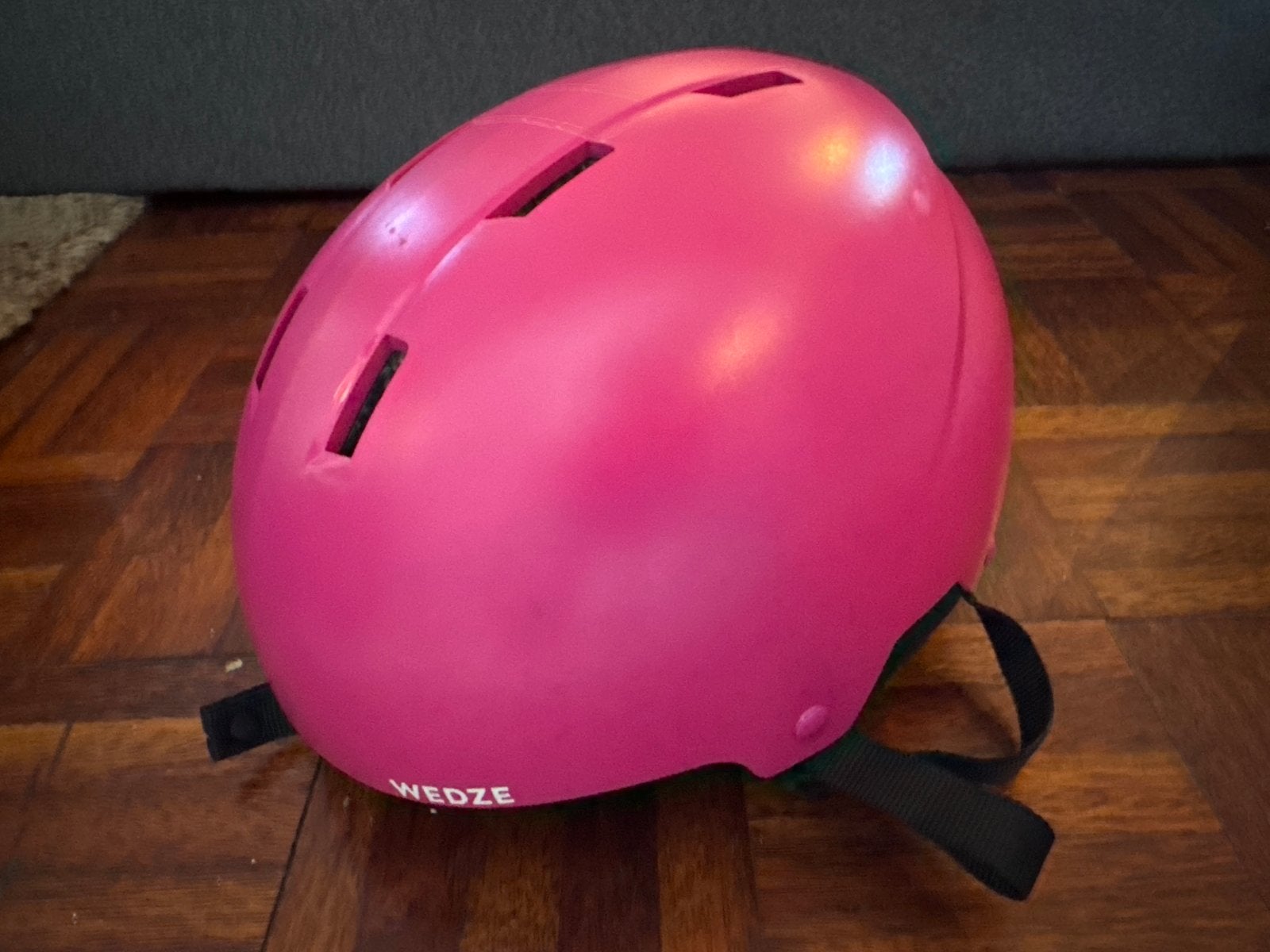 Skihelm Wedze H 100 Jr roze XS 48-52cm, Sport en Fitness, Skiën en Langlaufen, Gebruikt, Overige typen, Skiën, Ophalen