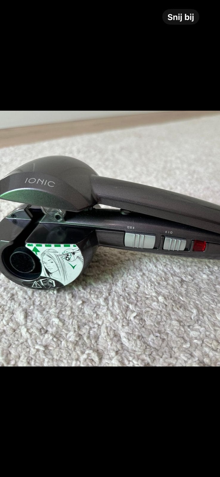 BaByliss Curl Secret Ionic, Ophalen, Zo goed als nieuw, Krultang of Stijltang