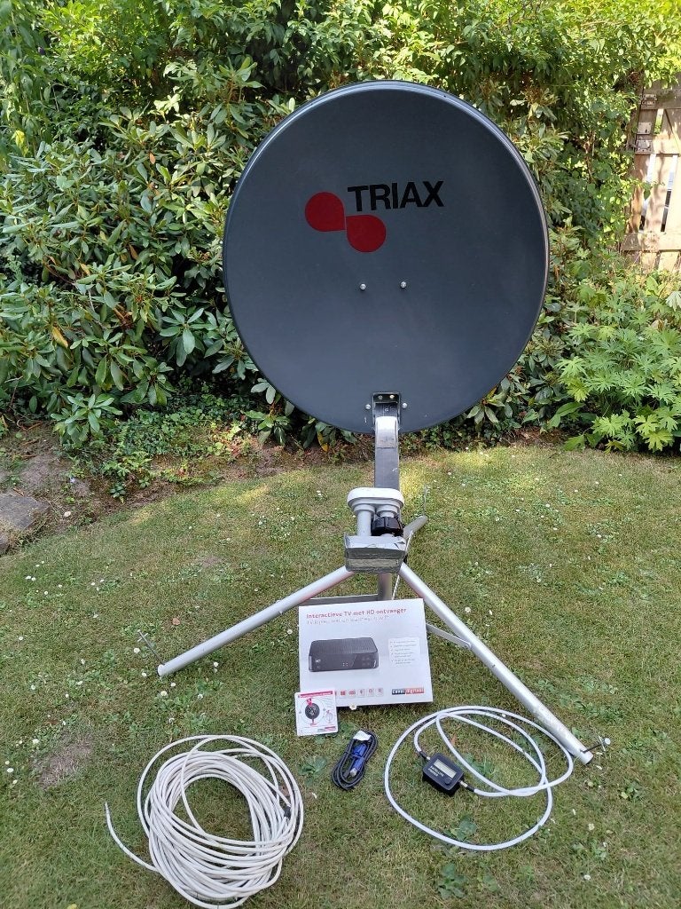 schotelset en HD ontvanger, Ophalen, Gebruikt, (Schotel)antenne, Overige merken