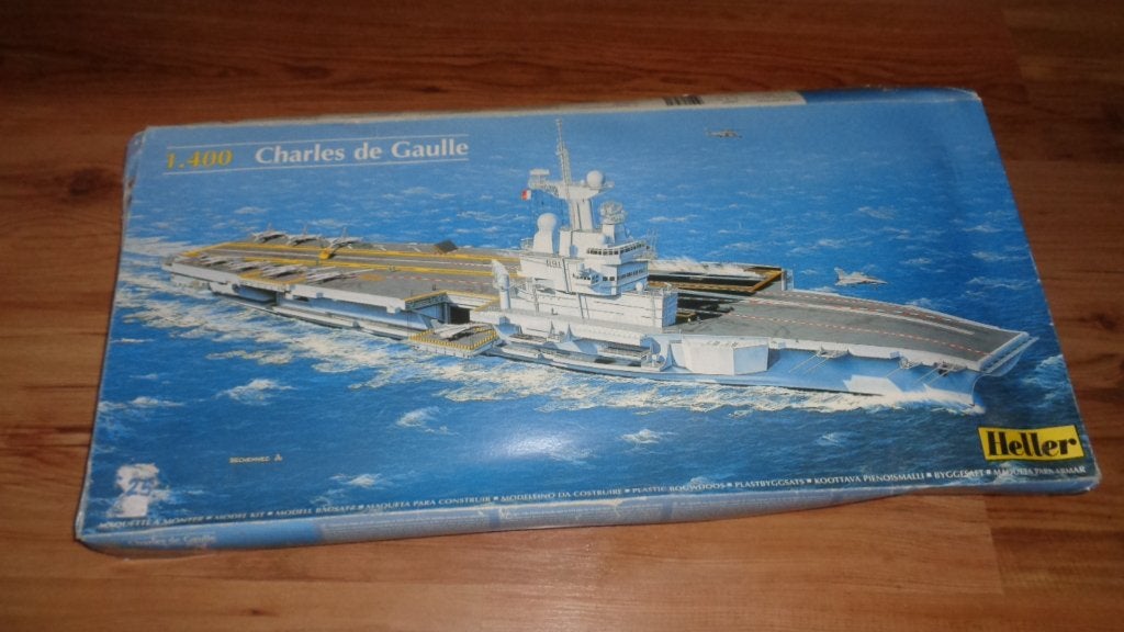 Heller bouwpakket Charles de Gaulle sch 1:400 nieuw in doos, Hobby en Vrije tijd, Modelbouw | Boten en Schepen, Ophalen of Verzenden