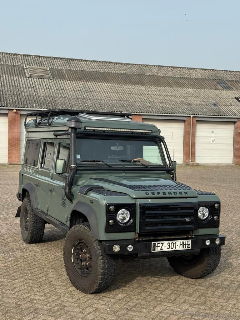 Landrover Defender 2015 td4 4x4 Camper Ex-tec AluCab Pop-up, Overige merken, Buscamper of Camperbus, Koelkast, Ford