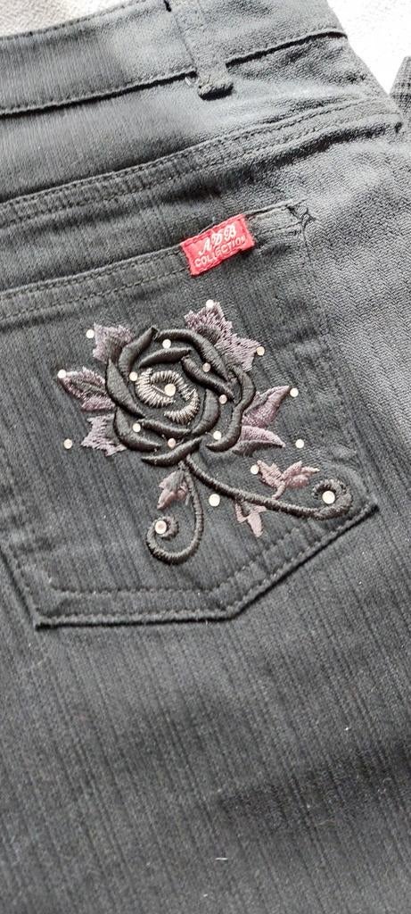 Zwarte  stetch jeans 46  AdB, Zwart, Maat 46/48 (XL) of groter, Nieuw, Ophalen of Verzenden