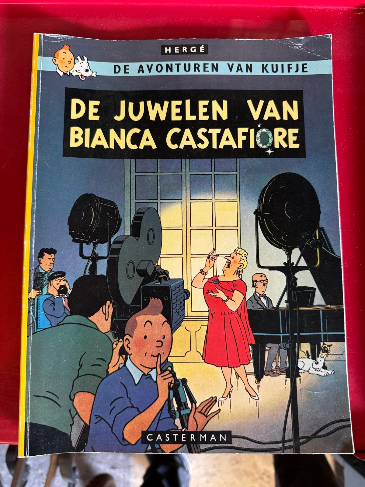 Kuifje: De Juwelen van Bianca Castafiore - Casterman, Boeken, Stripboeken, Eén stripboek, Ophalen of Verzenden, Gelezen