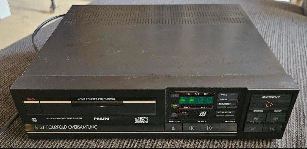 Vintage Philips CD360 CD player, Audio, Tv en Foto, Cd-spelers, Ophalen of Verzenden, Gebruikt, Philips