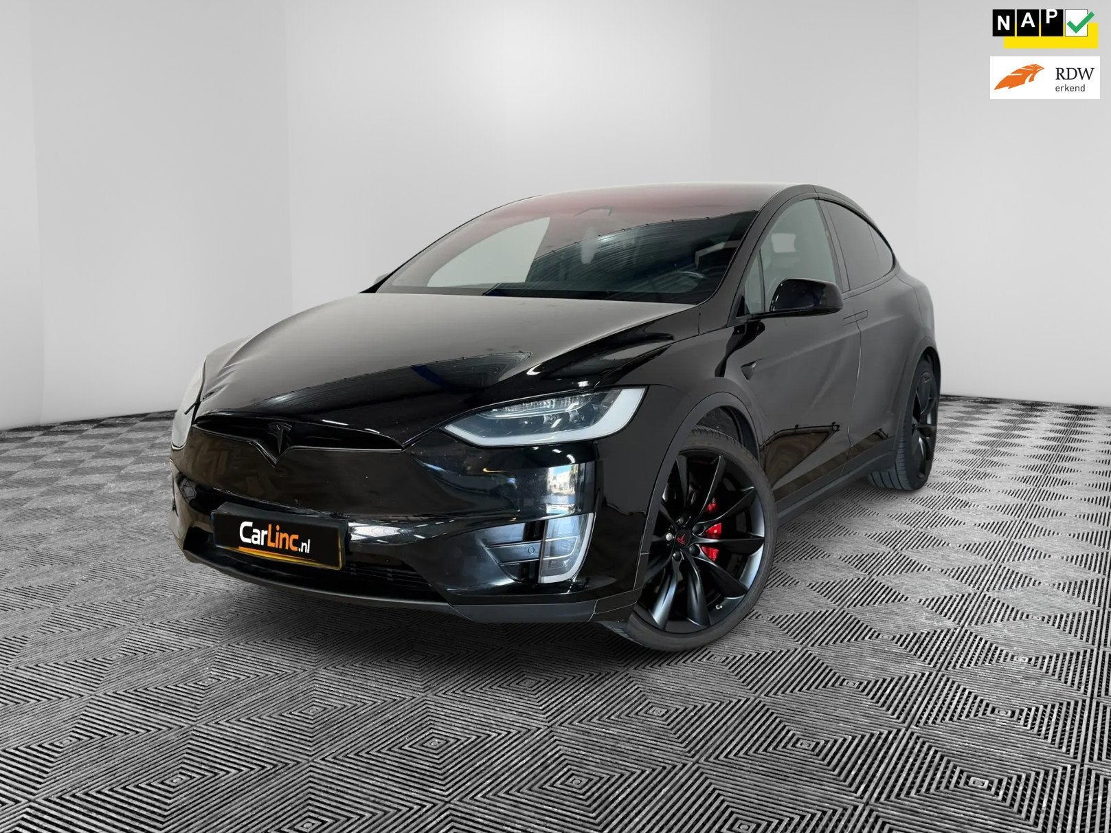 Tesla Model X 90D Base 6p | FREE SUPERCHARGE | BTW AUTO, Auto's, Automaat, Gebruikt, Zwart, 124 €/maand