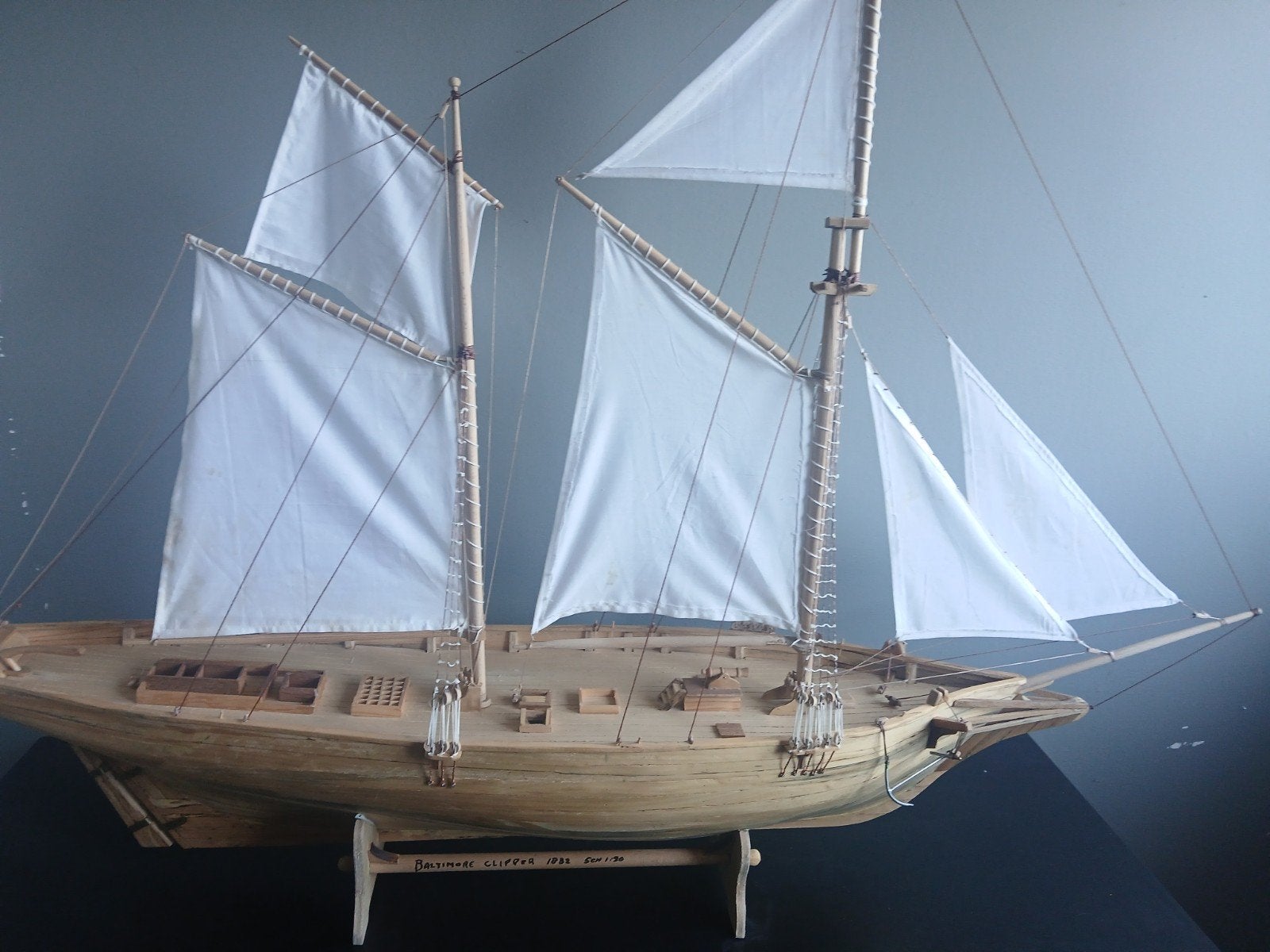 Baltimore Clipper 1832 Schaal 1:30 Modelbouw Schip, Ophalen of Verzenden, Zo goed als nieuw, Groter dan 1:32, Overige merken