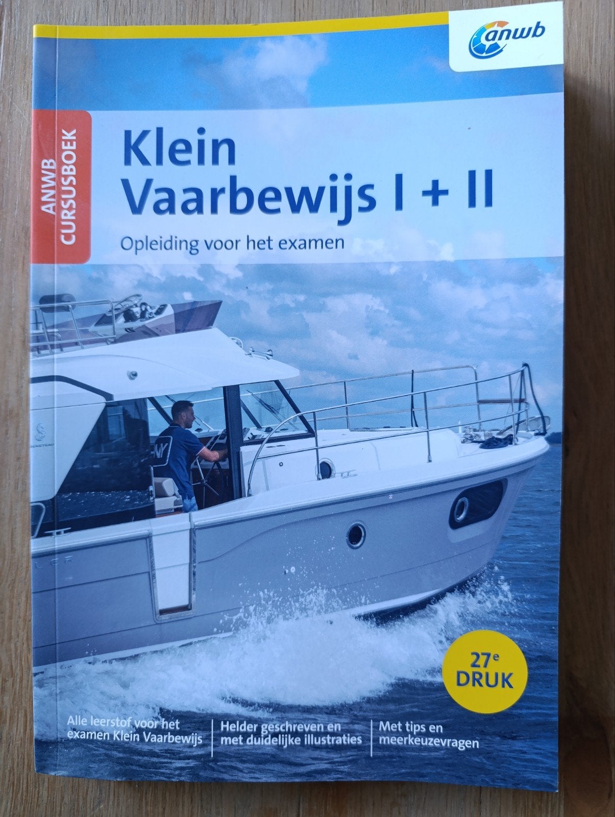 ANWB Klein Vaarbewijs I + II - Opleiding voor het examen, Ophalen of Verzenden, Zo goed als nieuw, Overige niveaus, ANWB