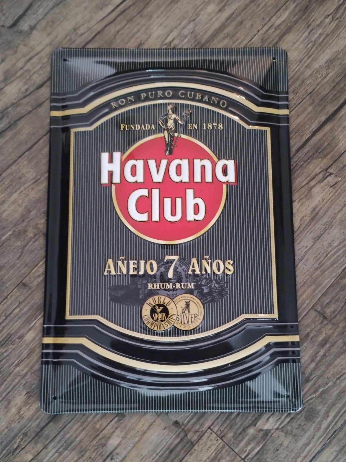 Havana Club Rum reclamebord, Verzamelen, Ophalen of Verzenden, Nieuw, Reclamebord