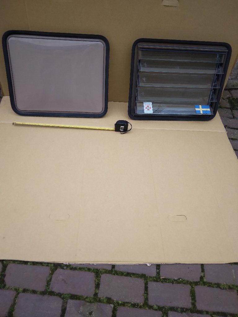 Lamellenraam Fort Touchned Glas 60x50 en Thermoraam 60x50, Caravans en Kamperen, Ophalen