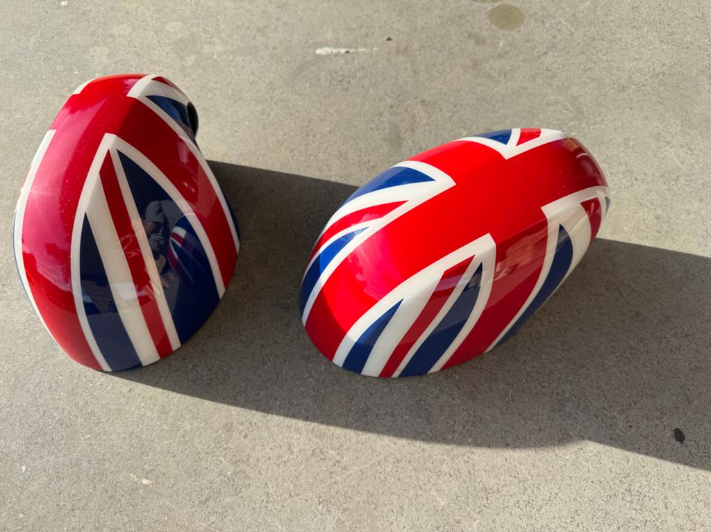 Originele Union Jack Spiegelkappen voor Mini F55/56/57, Verzenden, Gebruikt, Mini
