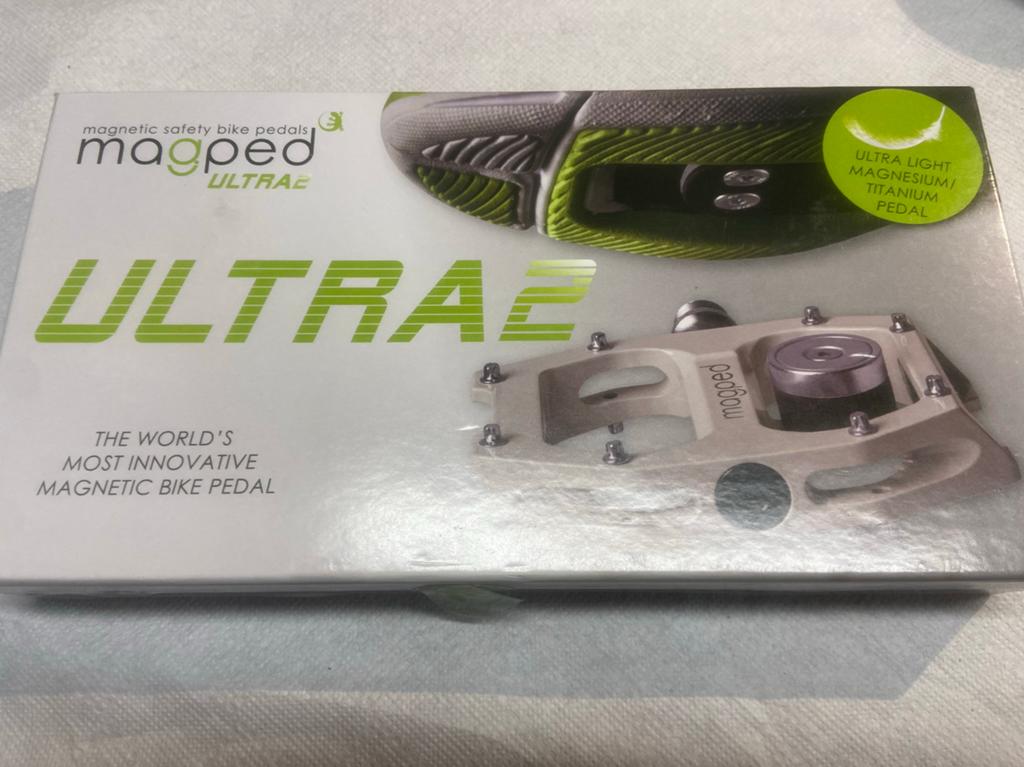 Magnetische pedalen Magped Ultra2, 200N, zwart, Ophalen of Verzenden, Zo goed als nieuw