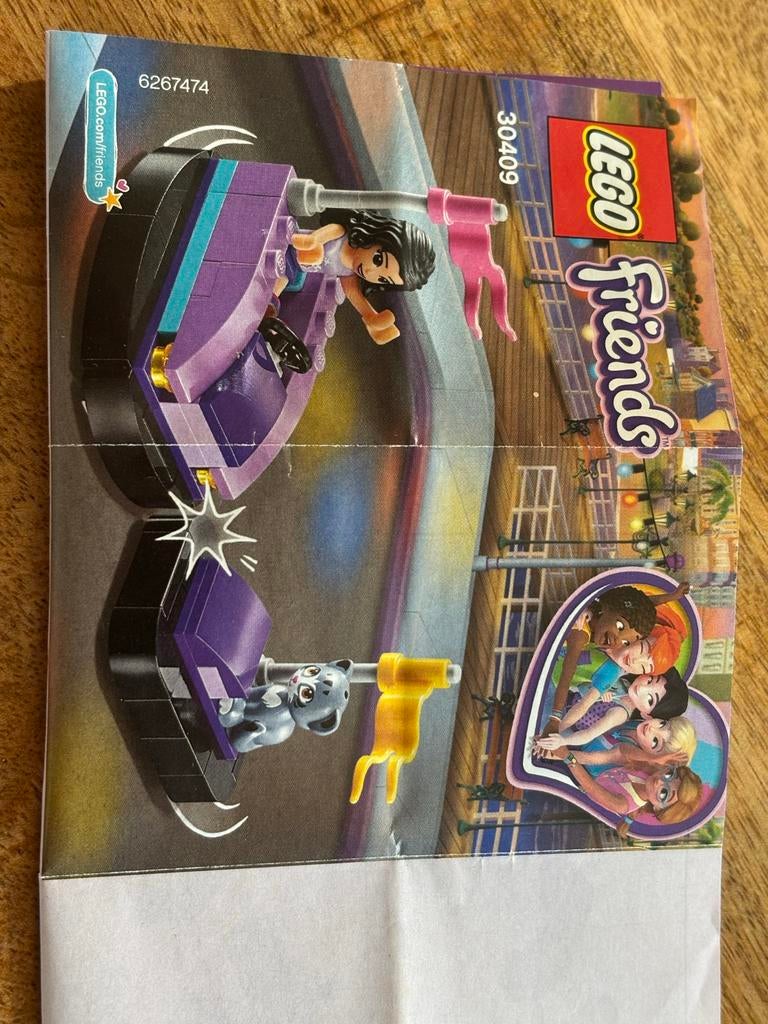 Lego Friends 30409 Emma's Bumper Car - Complete set, Kinderen en Baby's, Lego, Friends, Ophalen of Verzenden, Zo goed als nieuw
