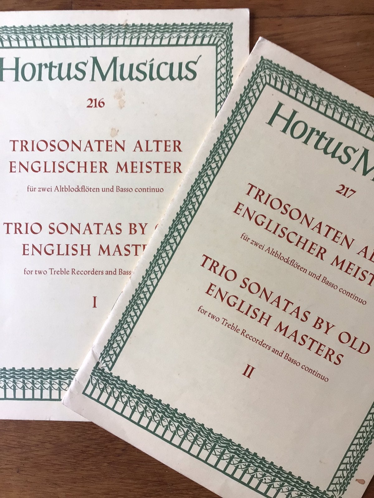 Hortus musicus, trio sonatas by old english masters, dl. 1,2, Gebruikt, Klassiek, Ophalen of Verzenden, Thema