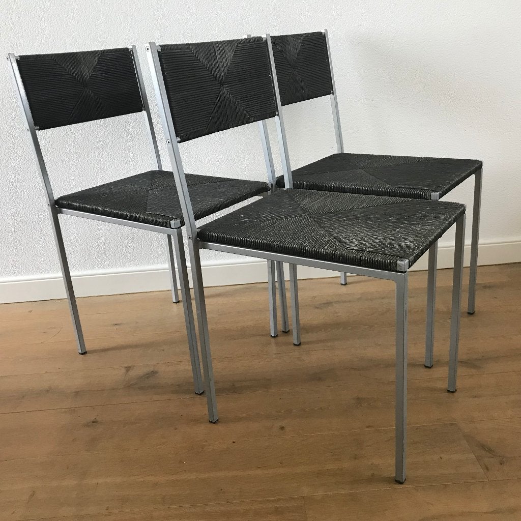 3 Alias Paludis 150 stoel stoelen vintage, Gebruikt, Bruin, Ophalen of Verzenden, Nvt