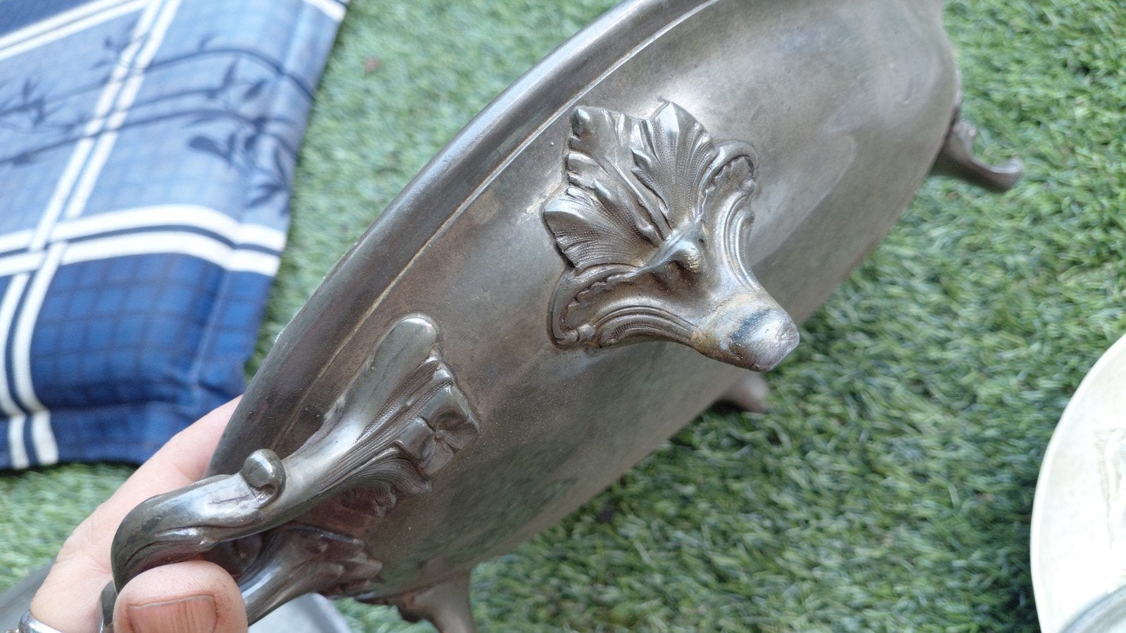 schaal  tin, Ophalen of Verzenden