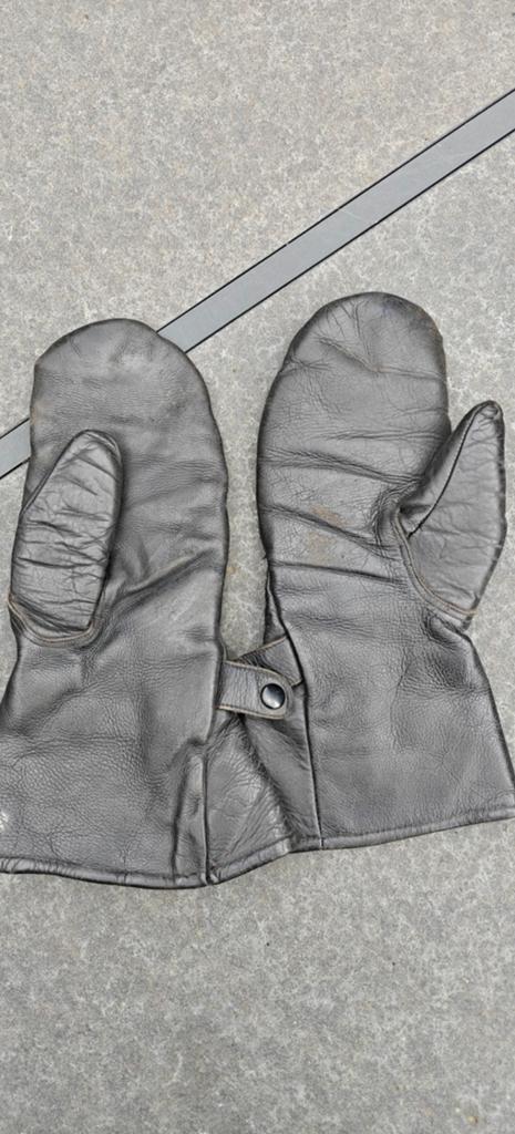 Handschoenen ww2 bontgevoerde maat L, Verzamelen, Ophalen of Verzenden, Amerika, Kleding of Schoenen