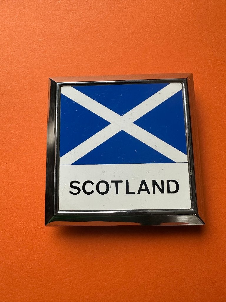 Mooi Scotland badge. Voor Uw oldtimer., Ophalen of Verzenden, Gebruikt, Overige typen