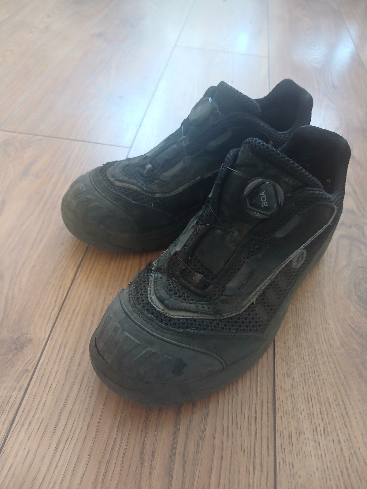 Zwarte Werkschoenen met BOA Sluiting, Kleding | Heren, Ophalen of Verzenden, Gedragen, Zwart, Werkschoenen