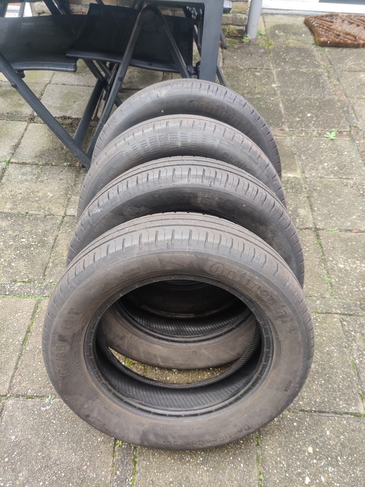 Continental ContiEcoContact 5 4 banden 165/65 R14, Auto-onderdelen, Banden en Velgen, Band(en), Zomerbanden, 14 inch, 165 mm, Personenwagen