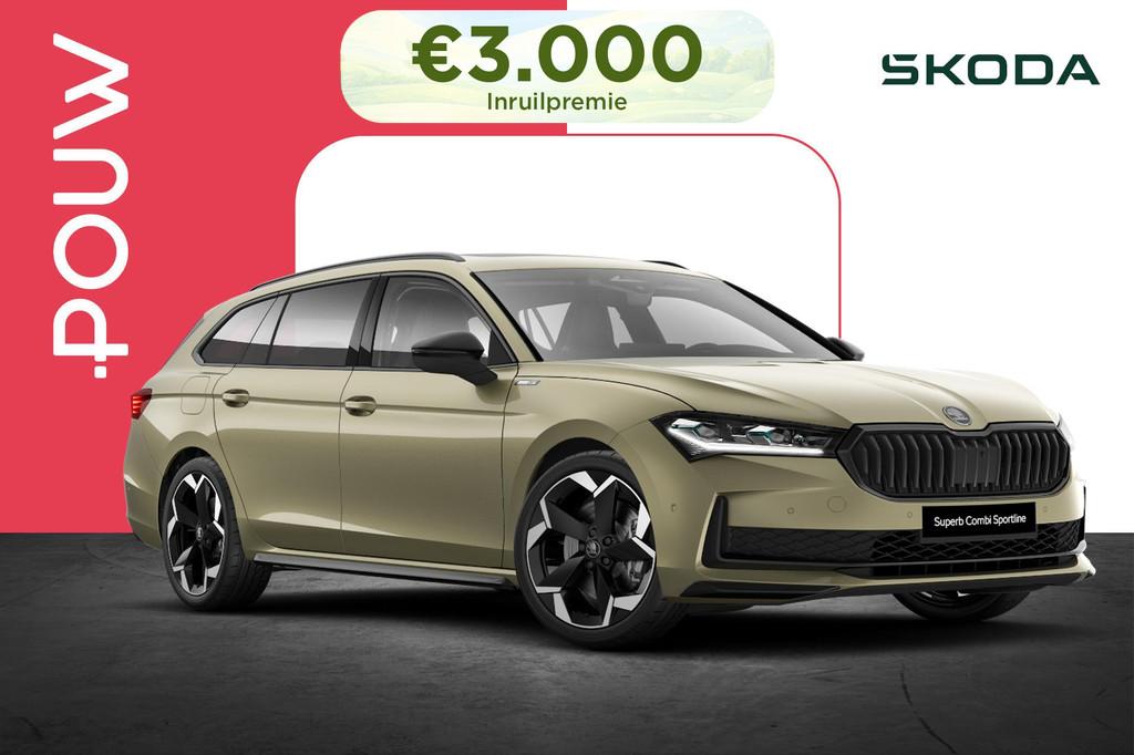 Skoda Superb Combi 1.5 TSI 204pk PHEV Sportline Business | 1, Auto's, Skoda, 12 maanden, 1498 cc, 4 cilinders, 26 kWh