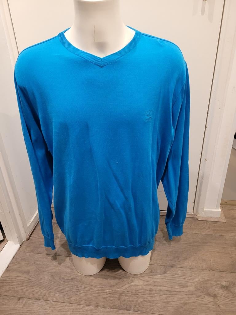 Nette blauwe Paul & Shark trui maat 2XL XXL, Blauw, Overige maten, Ophalen of Verzenden, Zo goed als nieuw