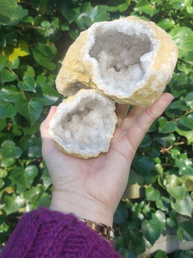 Mooie kwarts geode, Ophalen of Verzenden