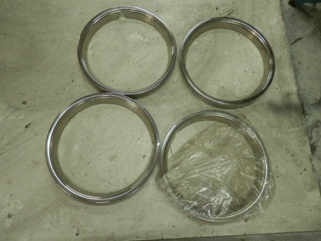 Velgsierringen RVS, 14 inch, set 4 stuks, oldtimer, Ophalen of Verzenden, Nieuw