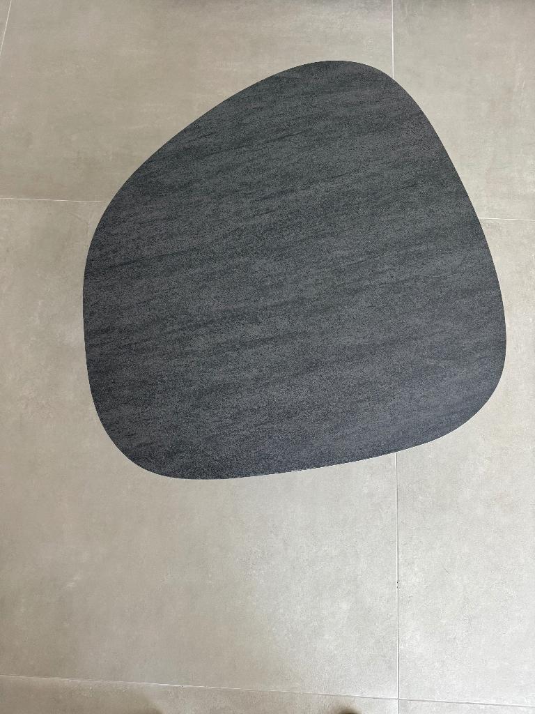 Leolux Liliom Salontafel Basalt Noir, Ophalen, 50 tot 100 cm, 50 tot 100 cm, Zo goed als nieuw