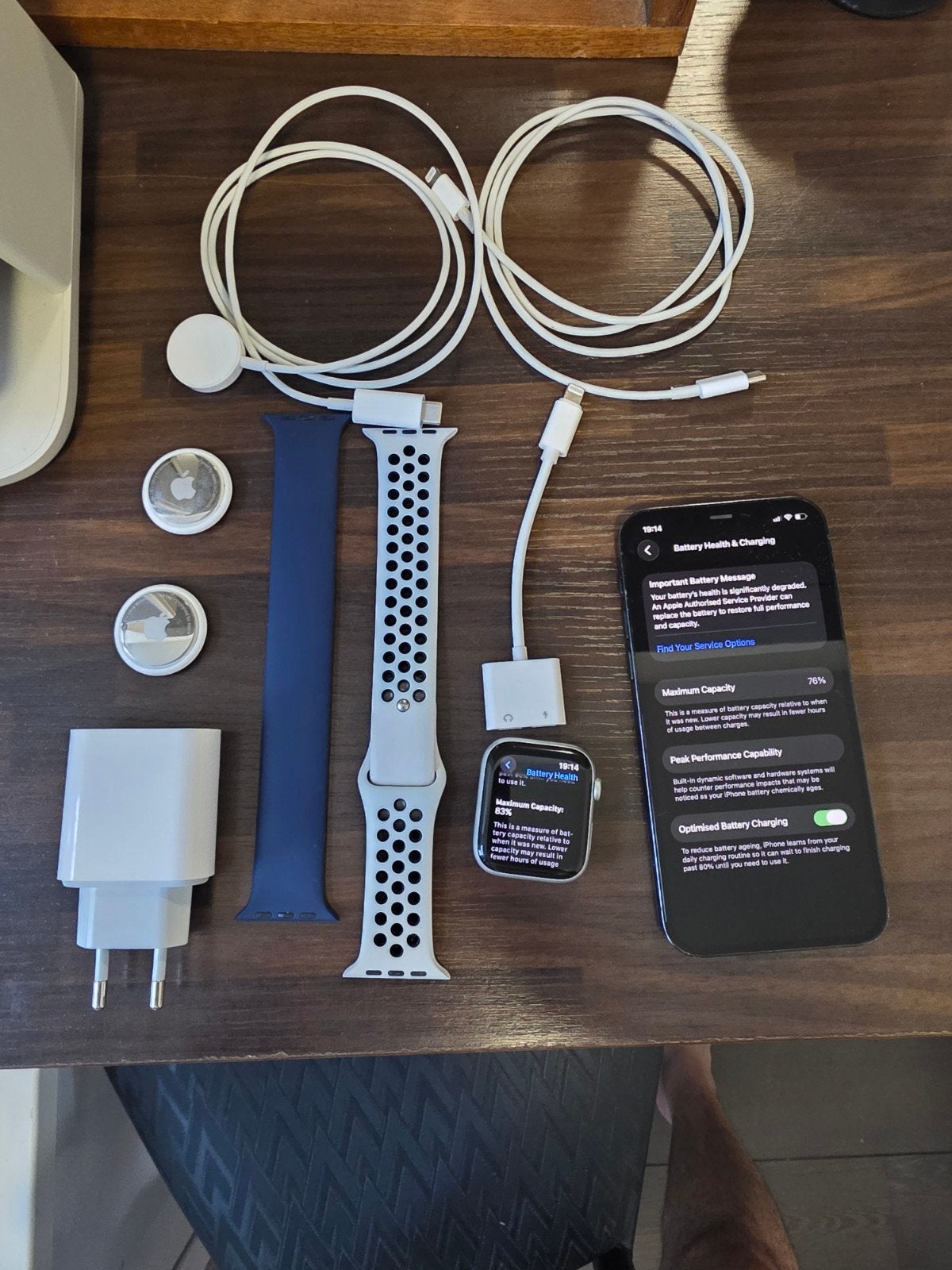 iPhone 12 Pro Max 128GB Grafiet met accessoires, Telecommunicatie, Zonder simlock, Grijs, Zonder abonnement, 128 GB