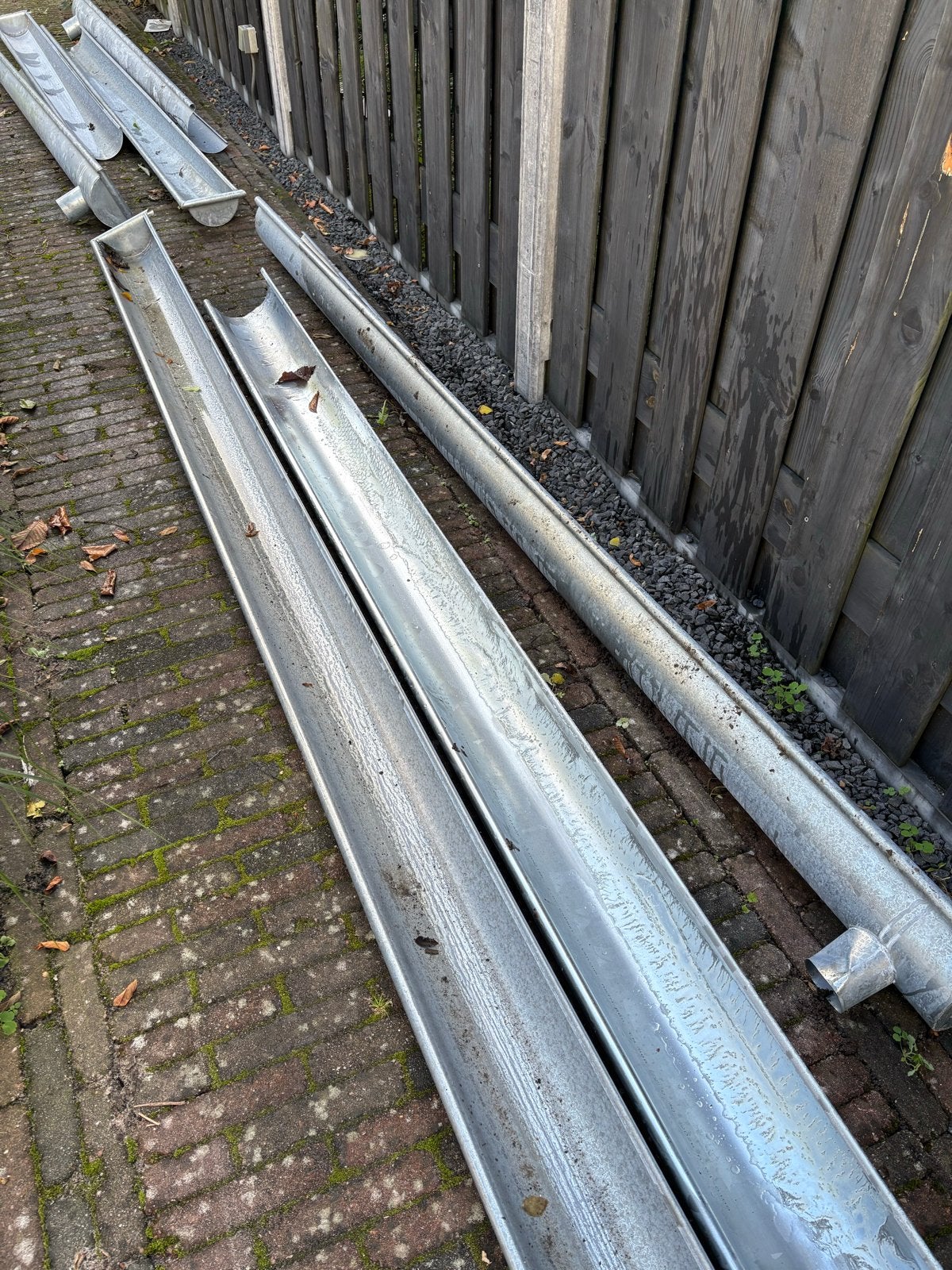 Nieuwe zinken dakgoot/mastgoot M333 diverse lengtes, Ophalen, 2 tot 4 meter, Nieuw, Zink