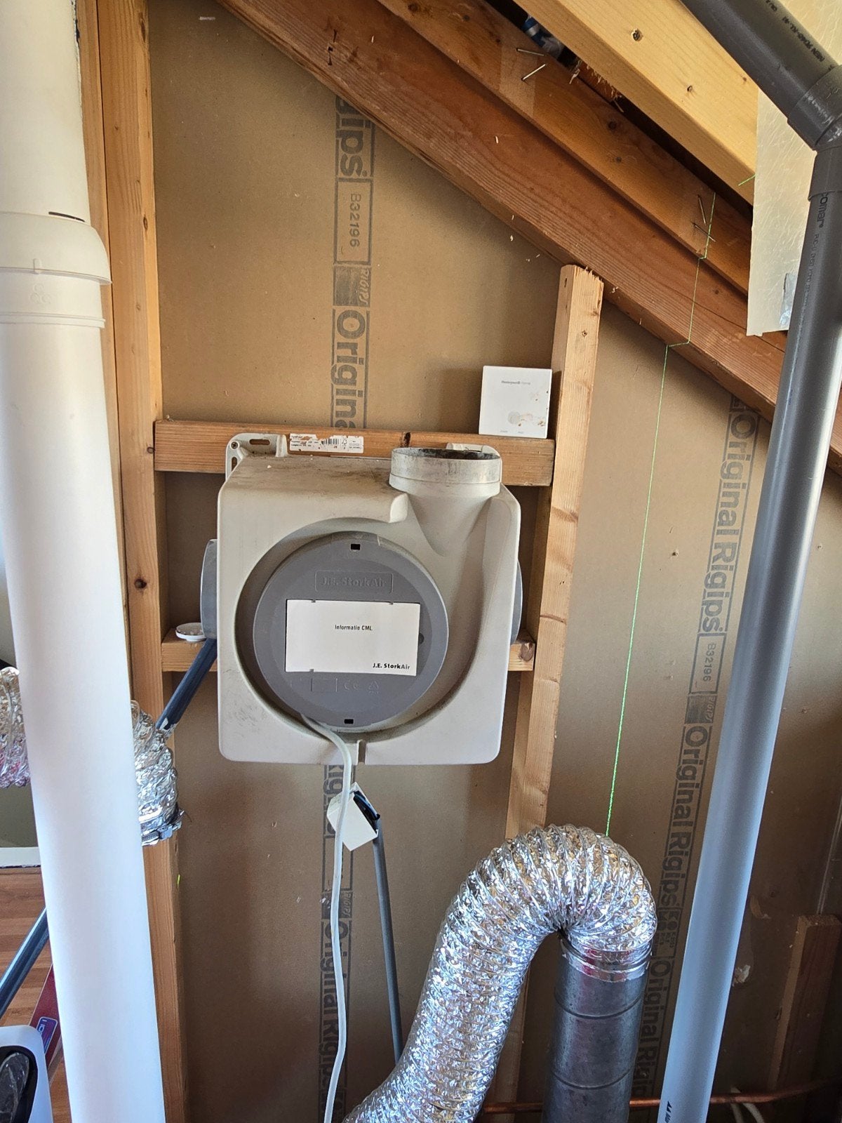 J.E. StorkAir Ventilatiebox, Ophalen of Verzenden, Gebruikt, Afzuiger