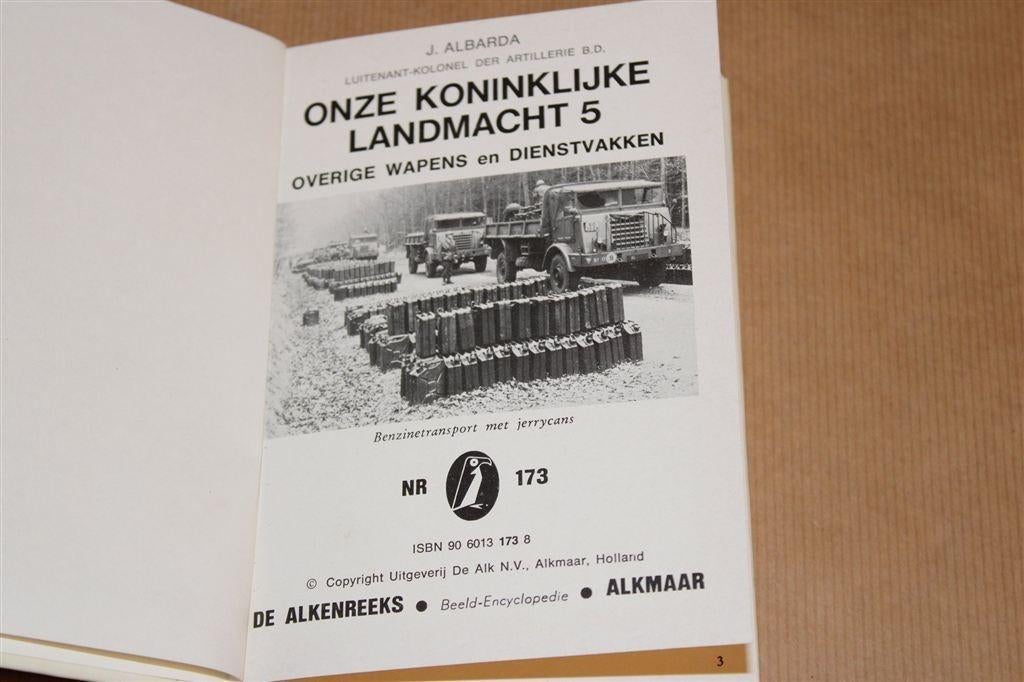 Koninklijke Landmacht 5 [1970] — Alkenreeks, Boeken, Ophalen of Verzenden, Tweede Wereldoorlog, Gelezen, Overige onderwerpen