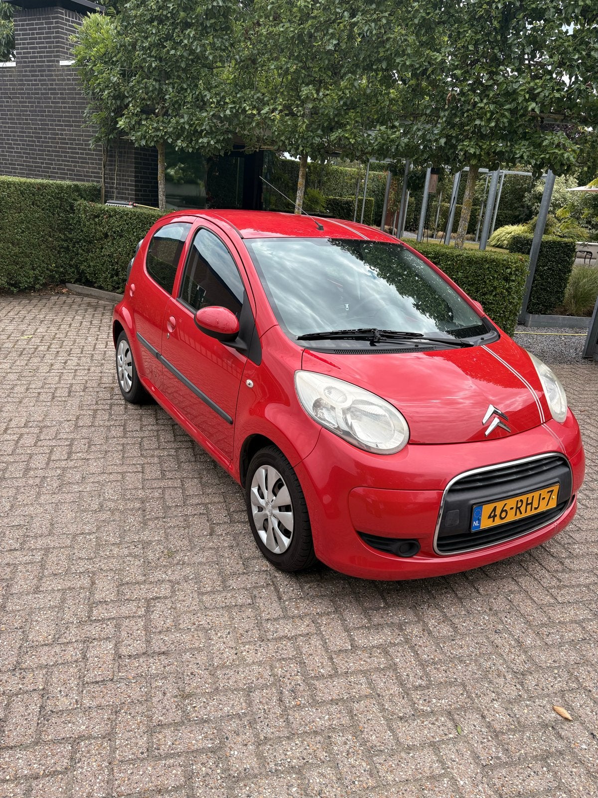 Citroën C1 1.0i 68PK 5D 2011 Rood, Auto's, Voorwielaandrijving, 4 stoelen, C1, 68 pk