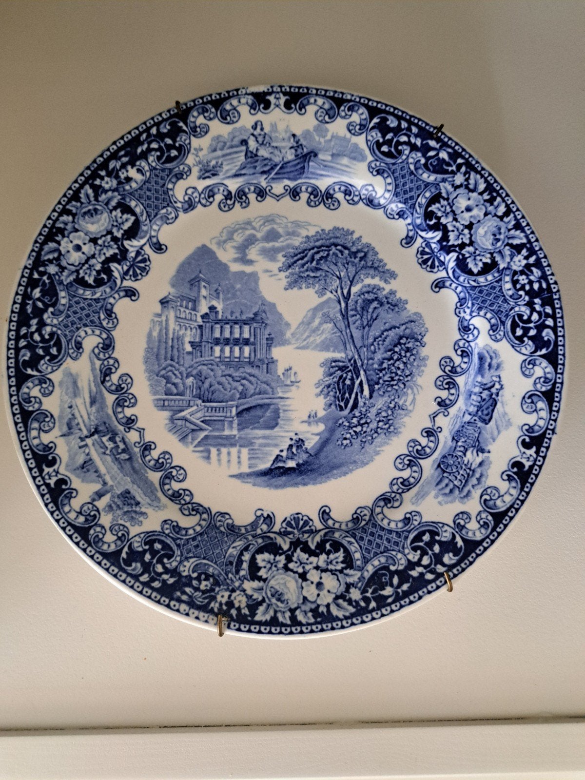 Castillo diepblauw bord met ophangbeugel, Ophalen