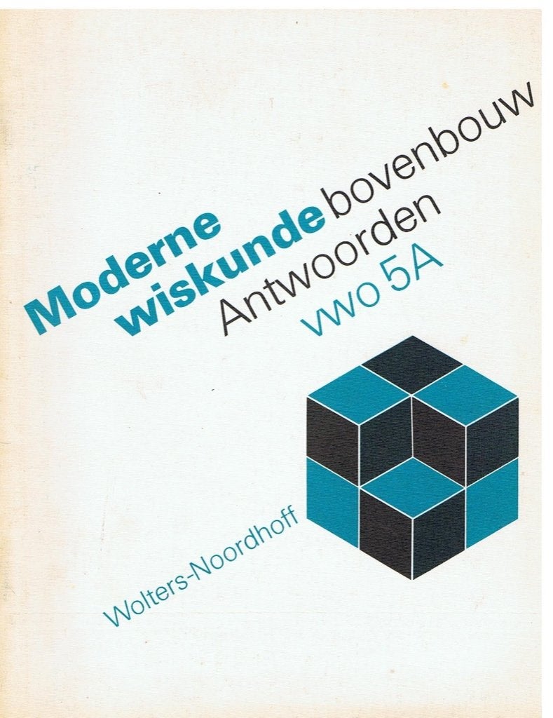 Moderne wiskunde, Boeken, Ophalen of Verzenden, Gelezen, HAVO, Wiskunde A