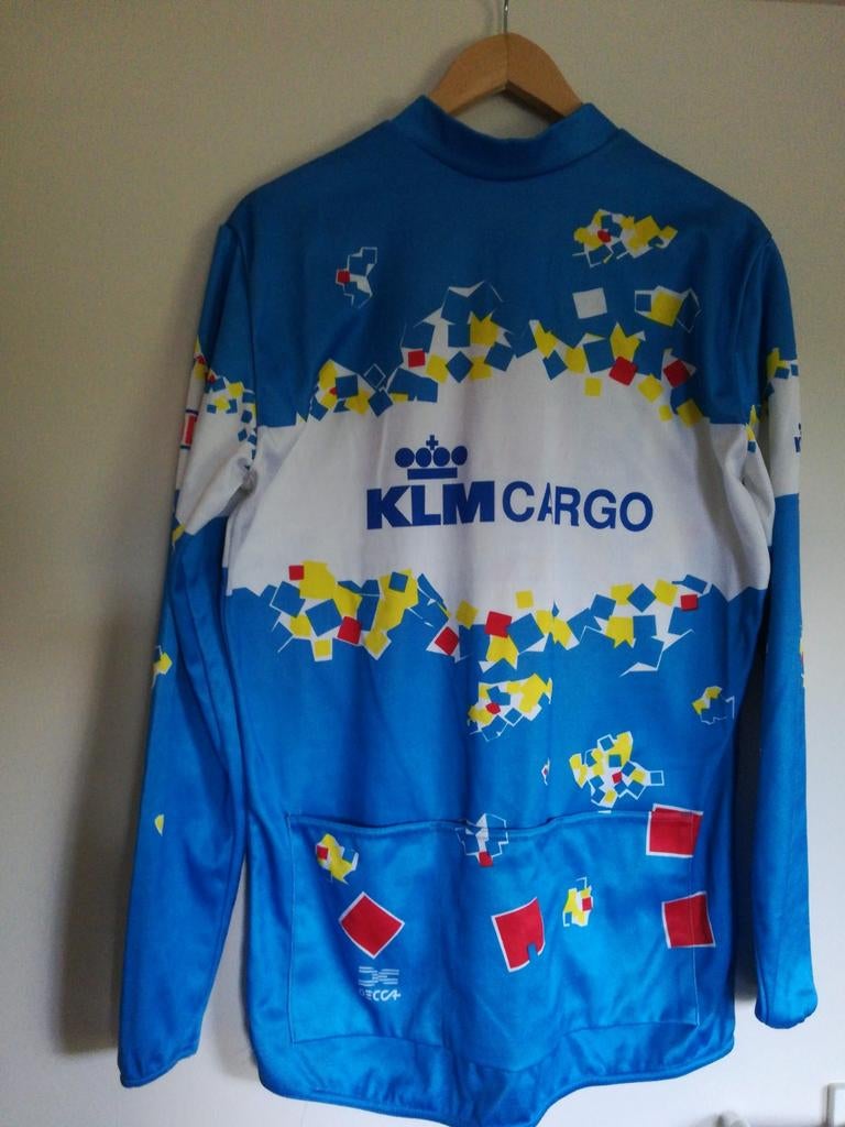 DECCA Wielren shirt lange mouw EXL, Blauw, Maat 56/58 (XL), Ophalen of Verzenden, Zo goed als nieuw